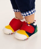 【ミキハウスホットビスケッツ/MIKI HOUSE HOT BISCUITS / KIDS】の【11.5-13cm】 ファーストベビーシューズ 赤×黄|ID: prp329100004513506 ipo3291000000031888374