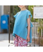 【組曲 / KIDS/KUMIKYOKU】の【110-140㎝】バックフリル チュニック ターコイズブルー|ID: prp329100004513514 ipo3291000000034272424