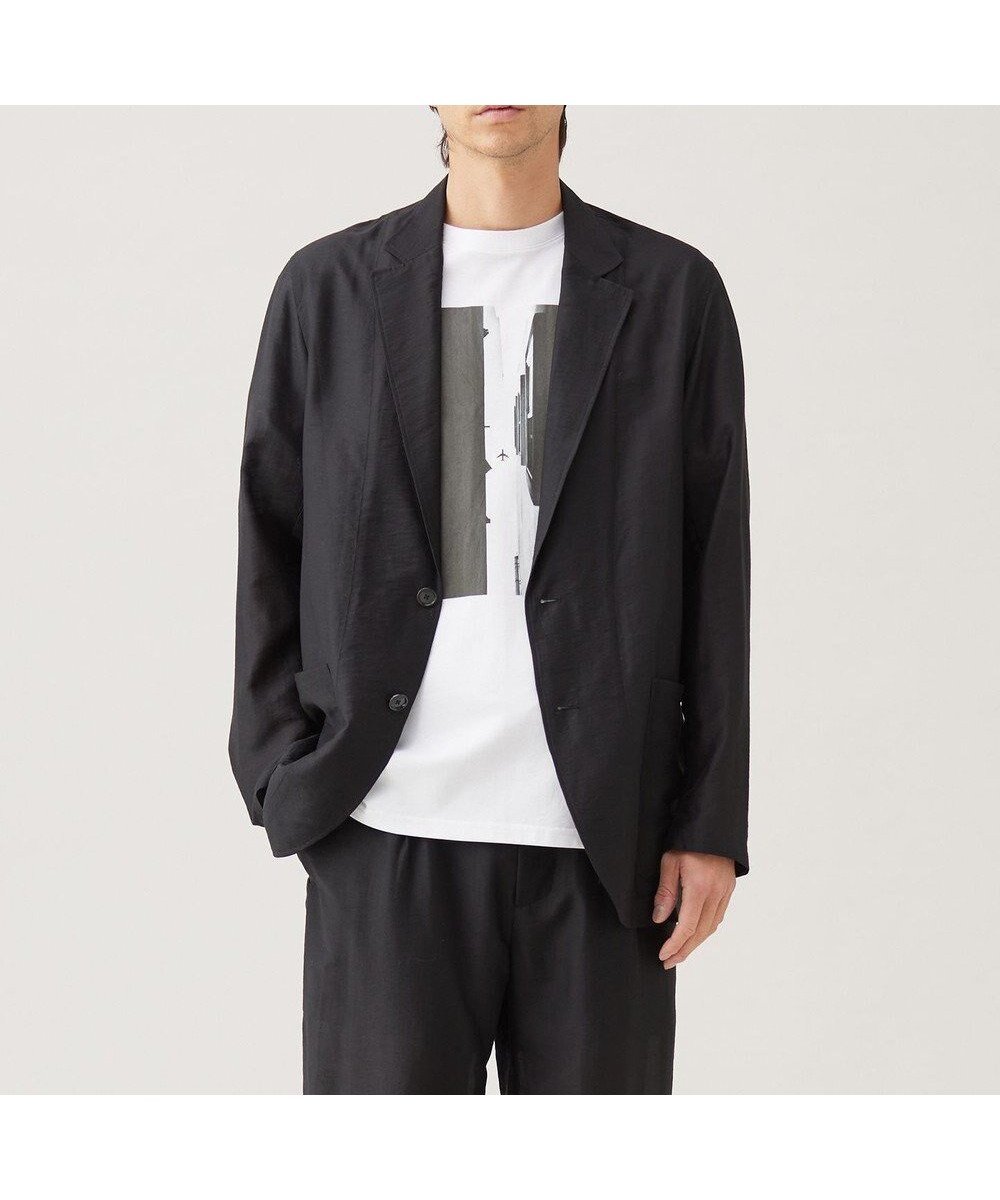 【アンフィーロ/UNFILO / MEN】の【接触冷感】ライトウェイトシアー テーラードジャケット インテリア・キッズ・メンズ・レディースファッション・服の通販 founy(ファニー) 　ファッション　Fashion　メンズファッション　MEN　アウター　Coats Outerwear/Men　テーラードジャケット　Tailored Jackets　シアー　Sheer　ジャケット　Jacket　夏　Summer　春　Spring　S/S・春夏　Ss・Spring/Summer　羽織　Haori　軽量　Lightweight　ブラック|ID: prp329100004513530 ipo3291000000031888570