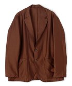 【アンフィーロ/UNFILO / MEN】の【接触冷感】ライトウェイトシアー テーラードジャケット ダークブラウン|ID: prp329100004513530 ipo3291000000031888571