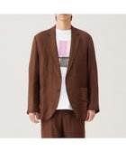【アンフィーロ/UNFILO / MEN】の【接触冷感】ライトウェイトシアー テーラードジャケット ダークブラウン|ID: prp329100004513530 ipo3291000000032587408
