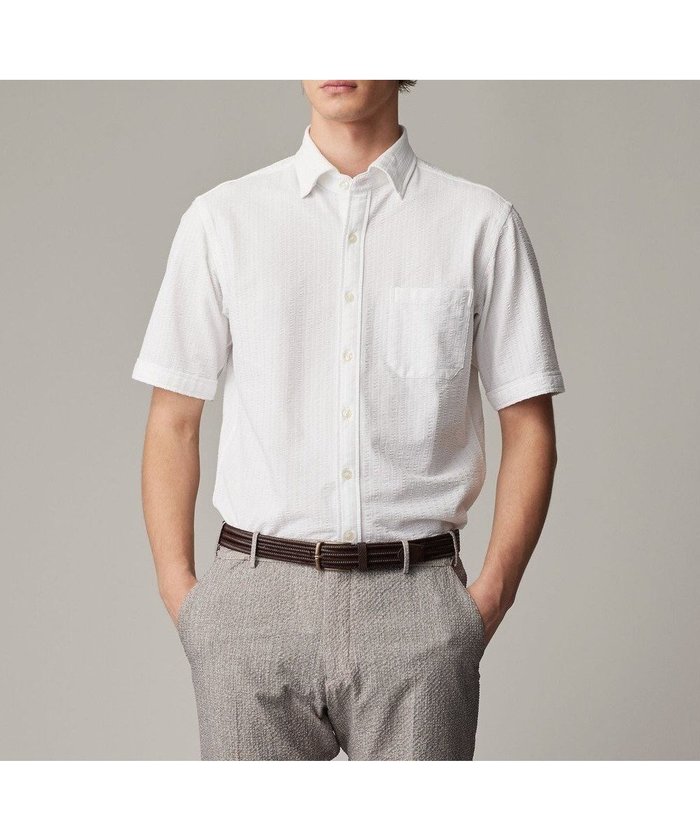 【ジョセフ アブード/JOSEPH ABBOUD / MEN】の【ストレッチ/イージーケア】コンパクトジャージーサッカーシャツ インテリア・キッズ・メンズ・レディースファッション・服の通販 founy(ファニー) https://founy.com/ ファッション Fashion メンズファッション MEN トップス・カットソー Tops/Tshirt/Men シャツ Shirts サッカー Soccer ジャージ Jersey ストレッチ Stretch 夏 Summer 春 Spring S/S・春夏 Ss・Spring/Summer 無地 Plain Color 羽織 Haori |ID: prp329100004513540 ipo3291000000031888619