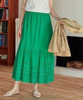 【23区/NIJYUSANKU】 【SLOW/一部店舗限定】フラワーエンブロイダリー スカート人気、トレンドファッション・服の通販 founy(ファニー) ファッション Fashion レディースファッション WOMEN スカート Skirt 春 Spring ギャザー Gather グラス Glass ティアード Tiered レース Race ロング Long S/S・春夏 Ss・Spring/Summer 夏 Summer 2024年 2024 2024春夏・S/S Ss,Spring/Summer,2024 |ID:prp329100004513576