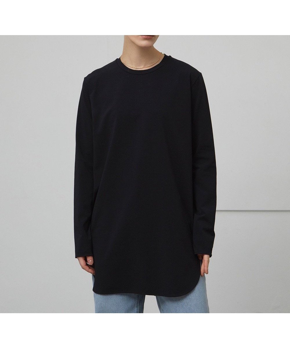 【ベイジ,/BEIGE,】の【洗える】BROIS / ロング丈カットソー インテリア・キッズ・メンズ・レディースファッション・服の通販 founy(ファニー) 　ファッション　Fashion　レディースファッション　WOMEN　トップス・カットソー　Tops/Tshirt　シャツ/ブラウス　Shirts/Blouses　ロング / Tシャツ　T-Shirts　カットソー　Cut and Sewn　インナー　Inner　カットソー　Cut And Sew　カーディガン　Cardigan　シンプル　Simple　ジャケット　Jacket　ストレッチ　Stretch　トレンド　Trend　ロング　Long　人気　Popularity　ビジネス 仕事 通勤　Business　夏　Summer　定番　Standard　S/S・春夏　Ss・Spring/Summer　洗える　Washable　A/W・秋冬　Aw・Autumn/Winter・Fw・Fall-Winter　Black|ID: prp329100004513579 ipo3291000000031889675