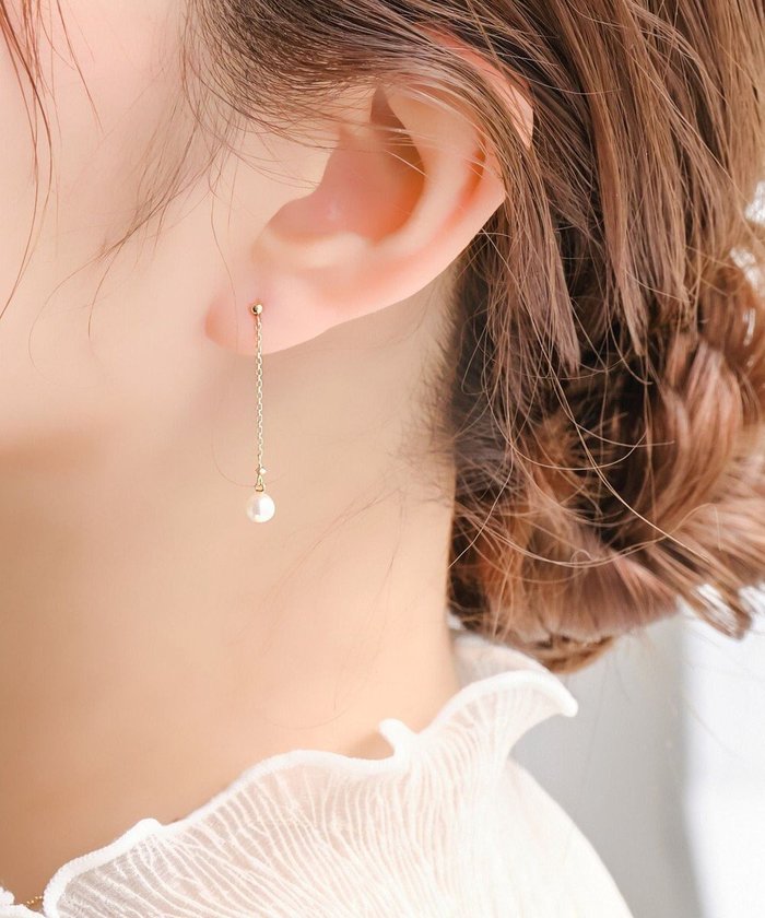 【フィービィー/phoebe】の【K10】チェーンパールピアス インテリア・キッズ・メンズ・レディースファッション・服の通販 founy(ファニー) https://founy.com/ ファッション Fashion レディースファッション WOMEN アクセサリー Accessories ジュエリー Jewelry ジュエル Jewel チェーン Chain ドレス Dress 人気 Popularity パール Pearl フォーマル Formal ボックス Box おすすめ Recommend エレガント 上品 Elegant セレモニー Ceremony ギフト プレゼント Gift Present 入学式 Entrance Ceremony 卒業式 Graduation Ceremony 結婚式 Wedding Ceremony 披露宴 Wedding Reception |ID: prp329100004513585 ipo3291000000031889730