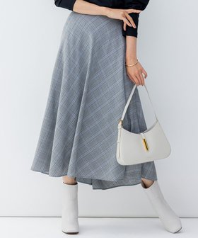 【23区/NIJYUSANKU】 ポリエステルウール チェック スカート人気、トレンドファッション・服の通販 founy(ファニー) ファッション Fashion レディースファッション WOMEN スカート Skirt 秋 Autumn/Fall シンプル Simple チェック Check フレア Flare 無地 Plain Color A/W・秋冬 Aw・Autumn/Winter・Fw・Fall-Winter 冬 Winter 2023年 2023 2023-2024秋冬・A/W Aw/Autumn/Winter//Fw/Fall-Winter/2023-2024 エレガント 上品 Elegant |ID:prp329100004513586