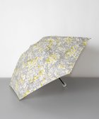 【アウロラ/AURORA】のJILL STUART ジル スチュアート アブストラクトフラワー柄 雨傘(クイックオープン折り畳みミニ傘) イエローxシルバーグレー|ID: prp329100004513823 ipo3291000000031890853