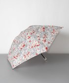 【アウロラ/AURORA】のJILL STUART ジル スチュアート アブストラクトフラワー柄 雨傘(クイックオープン折り畳みミニ傘) レッドxミディアムグレー|ID: prp329100004513823 ipo3291000000031890854
