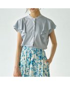 【組曲/KUMIKYOKU】の【UVケア】プレーティング天竺 パールボタンブラウス 人気、トレンドファッション・服の通販 founy(ファニー) ファッション Fashion レディースファッション WOMEN トップス・カットソー Tops/Tshirt シャツ/ブラウス Shirts/Blouses ロング / Tシャツ T-Shirts カットソー Cut and Sewn エレガント 上品 Elegant 春 Spring カットソー Cut And Sew ジャージー Jersey バランス Balance パール Pearl フリル Frills S/S・春夏 Ss・Spring/Summer 再入荷 Restock/Back In Stock/Re Arrival 夏 Summer thumbnail ベビーブルー系|ID: prp329100004513831 ipo3291000000031890898