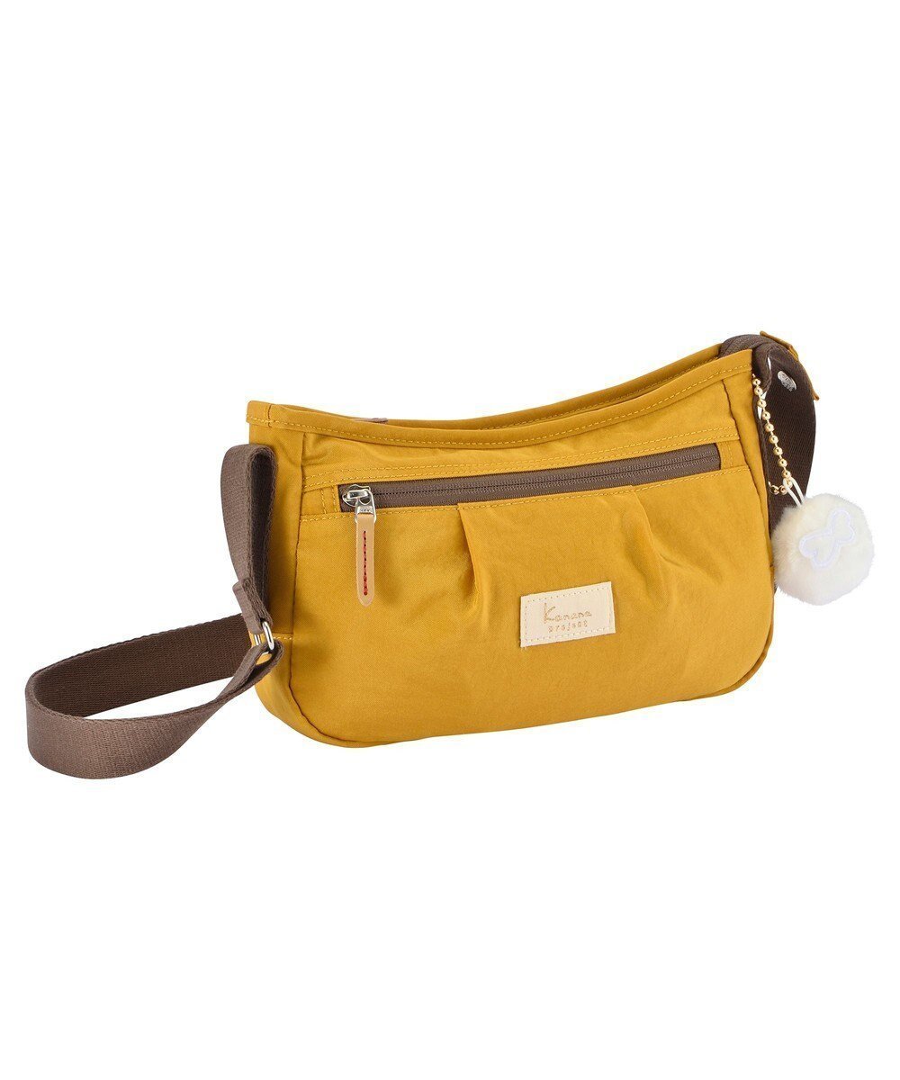 【エースバッグズアンドラゲッジ/ACE BAGS & LUGGAGE】のカナナプロジェクト コレクション VYGアッサム ショルダーバッグ 67672 インテリア・キッズ・メンズ・レディースファッション・服の通販 founy(ファニー) 　ファッション　Fashion　レディースファッション　WOMEN　コレクション　Collection　ショルダー　Shoulder　フロント　Front　ポケット　Pocket　旅行　Travel　マスタード|ID: prp329100004513889 ipo3291000000031891230
