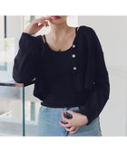 【ティアクラッセ/Tiaclasse】の【洗える】クロシェニットカーディガン カーディガン ネイビー|ID: prp329100004513958 ipo3291000000034628744