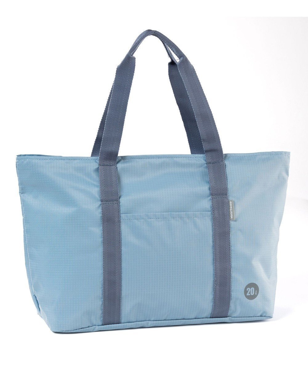 【エースバッグズアンドラゲッジ/ACE BAGS & LUGGAGE】のWorld Traveler タイヴァス トートバッグ 折りたたみ可能 20L 折りたたみ可能 セットアップ可能 ポーチ付き ワールドトラベラー アルコ 旅行 お出かけ 63711 インテリア・キッズ・メンズ・レディースファッション・服の通販 founy(ファニー) 　ファッション　Fashion　レディースファッション　WOMEN　セットアップ　Setup　バッグ　Bag　ポーチ　Pouches　スポーツウェア　Sportswear　スポーツ バッグ/ポーチ　Sports Bag/Pouch　スポーツグッズ　Sporting Goods　スポーツ　Sports　スーツケース キャリーケース　Suitcase　セットアップ　Set Up　トラベル　Travel　ポケット　Pocket　ポーチ　Pouch　再入荷　Restock/Back In Stock/Re Arrival　旅行　Travel　ブルー|ID: prp329100004513976 ipo3291000000031891943