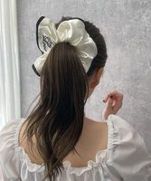 【ウィゴー/WEGO】のLBIGロゴ刺繍シュシュ 人気、トレンドファッション・服の通販 founy(ファニー) ファッション Fashion レディースファッション WOMEN シュシュ / ヘアアクセ Hair Accessories アクセサリー Accessories ガーリー Girly サテン Satin スマホ Smartphone ハーフ Half |ID:prp329100004514095