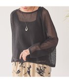 【アメリカンホリック/AMERICAN HOLIC】のメッシュ長袖Tシャツ Black|ID: prp329100004514102 ipo3291000000031893089