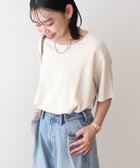 【アメリカンホリック/AMERICAN HOLIC】のバックスリットTシャツ Light Beige|ID: prp329100004514105 ipo3291000000031893115
