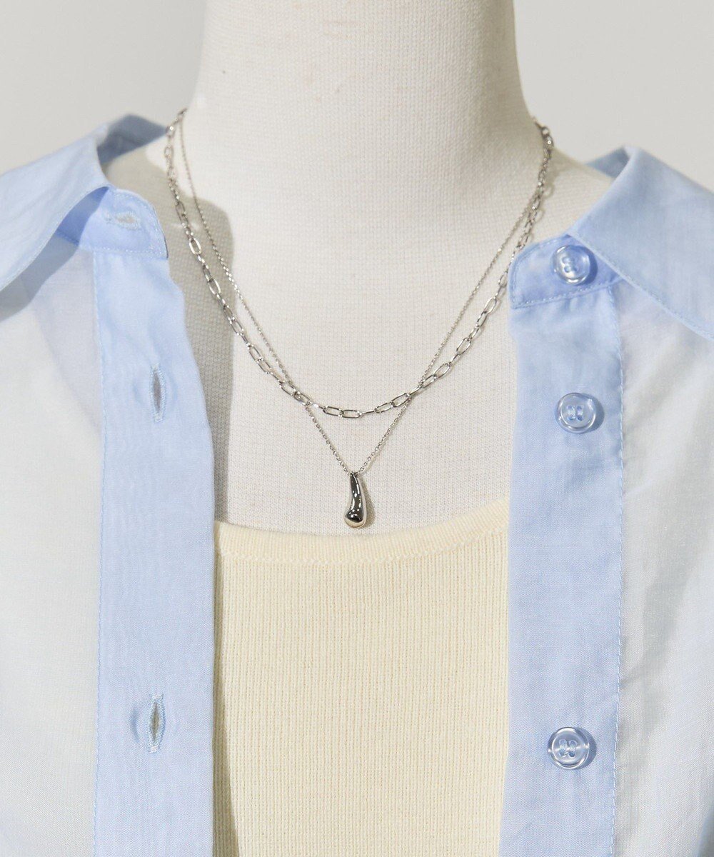 【アメリカンホリック/AMERICAN HOLIC】の2連ドロップトップネックレス 人気、トレンドファッション・服の通販 founy(ファニー) 　ファッション　Fashion　レディースファッション　WOMEN　ジュエリー　Jewelry　ネックレス　Necklaces　アクセサリー　Accessories　チェーン　Chain　トレンド　Trend　ドロップ　Drop　ネックレス　Necklace　エレガント 上品　Elegant　 other-1|ID: prp329100004514112 ipo3291000000031893143