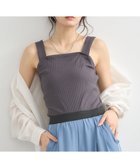 【アースミュージックアンドエコロジー/earth music&ecology】のワイドストラップキャミソール Charcoal Gray|ID: prp329100004514125 ipo3291000000031893210