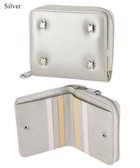 【ツモリチサト キャリー/tsumori chisato CARRY】のスター ラウンドファスナー2つ折り財布 シルバー|ID: prp329100004514130 ipo3291000000031893235