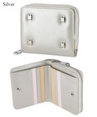 【ツモリチサト キャリー/tsumori chisato CARRY】のスター ラウンドファスナー2つ折り財布 シルバー|ID: prp329100004514130 ipo3291000000032739099