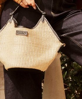 【ガイモ/gaimo】の【GAIMO/ガイモ】ラフィアバケットバッグ/JALONBLACK 人気、トレンドファッション・服の通販 founy(ファニー) ファッション Fashion レディースファッション Ladies' Fashion Online シューズ Shoes ハンド Hand モダン Modern ラフィア Raffia 夏 Summer |ID:prp329100004514134