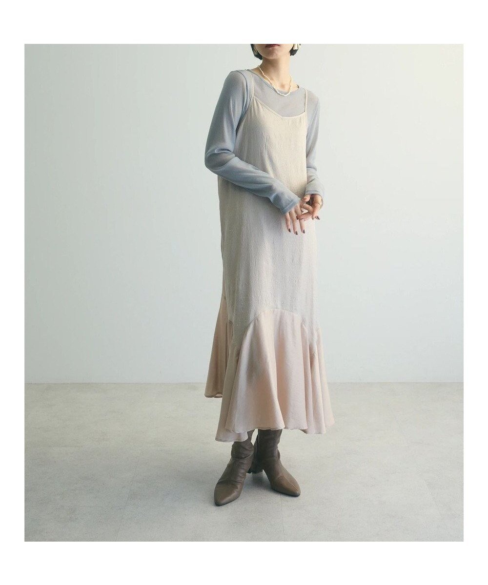 【グリーンパークス/Green Parks】のa.マーメイドキャミワンピース インテリア・キッズ・メンズ・レディースファッション・服の通販 founy(ファニー) 　ファッション　Fashion　レディースファッション　WOMEN　ワンピース　Dress　キャミワンピース　No Sleeve Dresses　おすすめ　Recommend　キャミソール　Camisole　ギャザー　Gather　ドレープ　Drape　フェミニン　Feminine　フレア　Flare　ポケット　Pocket　マーメイド　Mermaid　ワッシャー　Washer　エレガント 上品　Elegant　A/W・秋冬　Aw・Autumn/Winter・Fw・Fall-Winter　Light Beige|ID: prp329100004514149 ipo3291000000031893386