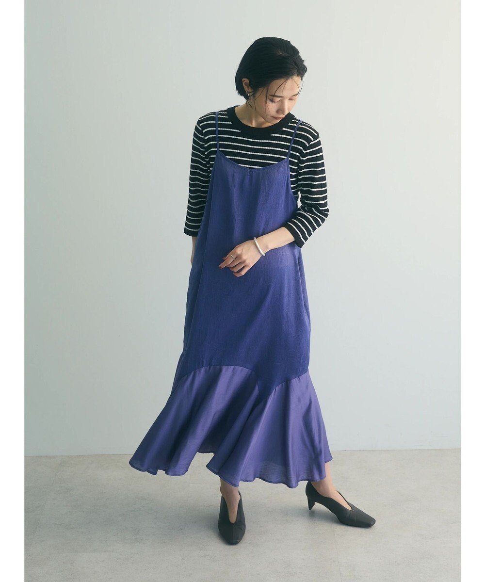 【グリーンパークス/Green Parks】のa.マーメイドキャミワンピース インテリア・キッズ・メンズ・レディースファッション・服の通販 founy(ファニー) 　ファッション　Fashion　レディースファッション　WOMEN　ワンピース　Dress　キャミワンピース　No Sleeve Dresses　おすすめ　Recommend　キャミソール　Camisole　ギャザー　Gather　ドレープ　Drape　フェミニン　Feminine　フレア　Flare　ポケット　Pocket　マーメイド　Mermaid　ワッシャー　Washer　エレガント 上品　Elegant　A/W・秋冬　Aw・Autumn/Winter・Fw・Fall-Winter　Blue|ID: prp329100004514149 ipo3291000000031893388