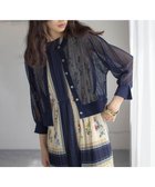 【組曲/KUMIKYOKU】のメッシュニット カーディガン 人気、トレンドファッション・服の通販 founy(ファニー) ファッション Fashion レディースファッション Fashion for Women トップス・カットソー Cut & Sew Tops ニット Knit Tops & Sweaters カーディガン・羽織り Layered Style Cardigans 春 Spring カーディガン Cardigan, Knitwear クリスタル Crystal, Swarovski トレンド Trend, Trending Now ノースリーブ Sleeveless, No-Sleeve バランス Balance, Style Balance フェミニン Feminine, Girly メッシュ Mesh, Net Fabric S/S・春夏 SS, Spring/Summer, Warm Season 夏 Summer thumbnail ネイビー系|ID: prp329100004514163 ipo3291000000033277878