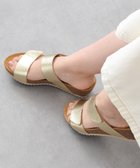 【インター ショシュール/INTER-CHAUSSURES】の【Marila】ダブルベルトフットベッドサンダル ゴールド|ID: prp329100004514166 ipo3291000000032677115