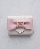 【メゾンドフルール/Maison de FLEUR】のバイカラーベルトリボンミニウォレット Light Pink|ID: prp329100004514169 ipo3291000000031893497