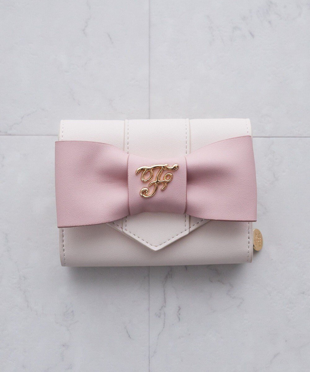 【メゾンドフルール/Maison de FLEUR】のバイカラーベルトリボンミニウォレット インテリア・キッズ・メンズ・レディースファッション・服の通販 founy(ファニー) 　ファッション　Fashion　レディースファッション　WOMEN　財布　Wallets　ベルト　Belts　おすすめ　Recommend　ギフト プレゼント　Gift Present　ポケット　Pocket　モチーフ　Motif　リボン　Ribbon　財布　Wallet　Light Pink|ID: prp329100004514169 ipo3291000000031893497
