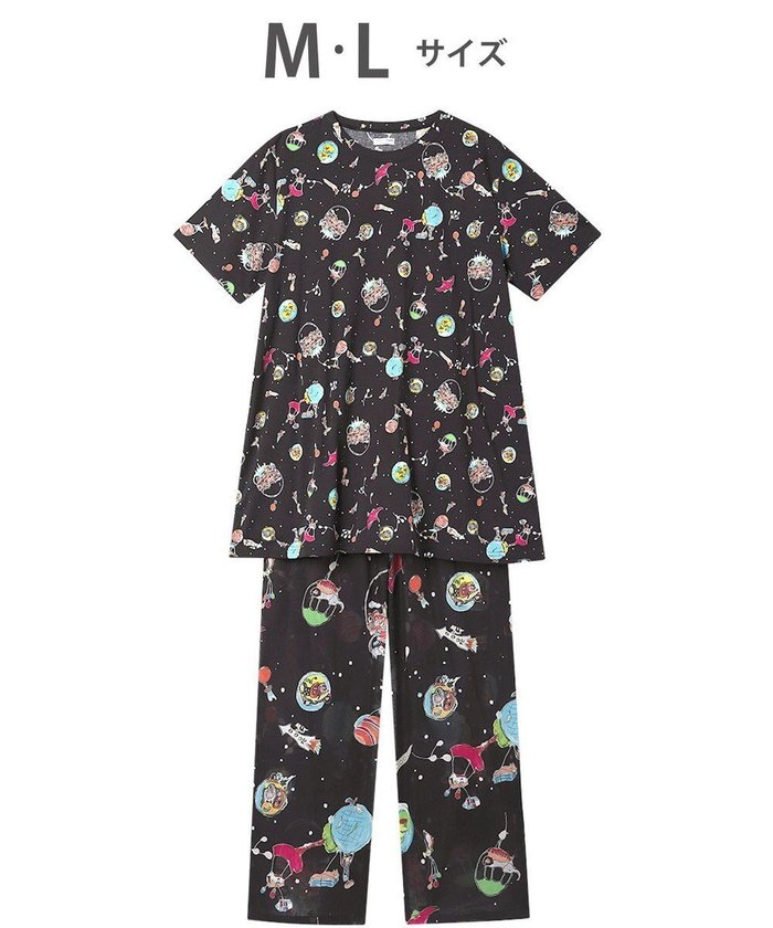 【ツモリチサト スリープ/tsumori chisato SLEEP】のツモリチサト パジャマ 5分袖 半袖 長ズボン 綿混(トップス) 綿100%(ボトムス) レディース UDT141 /ワコール インテリア・キッズ・メンズ・レディースファッション・服の通販 founy(ファニー) https://founy.com/ ファッション Fashion レディースファッション WOMEN チュニック Tunic パジャマ Pajamas ボトム Bottom ポケット Pocket 半袖 Short Sleeve |ID: prp329100004514172 ipo3291000000031893504