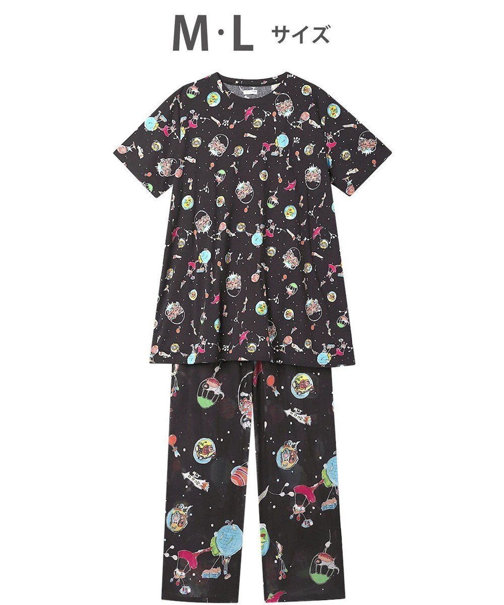 【ツモリチサト スリープ/tsumori chisato SLEEP】のツモリチサト パジャマ 5分袖 半袖 長ズボン 綿混(トップス) 綿100%(ボトムス) レディース UDT141 /ワコール 人気、トレンドファッション・服の通販 founy(ファニー) 　ファッション　Fashion　レディースファッション　WOMEN　チュニック　Tunic　パジャマ　Pajamas　ボトム　Bottom　ポケット　Pocket　半袖　Short Sleeve　 other-1|ID: prp329100004514172 ipo3291000000031893504