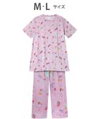 【ツモリチサト スリープ/tsumori chisato SLEEP】のツモリチサト パジャマ 5分袖 半袖 長ズボン 綿混(トップス) 綿100%(ボトムス) レディース UDT141 /ワコール ピンク|ID: prp329100004514172 ipo3291000000031893512