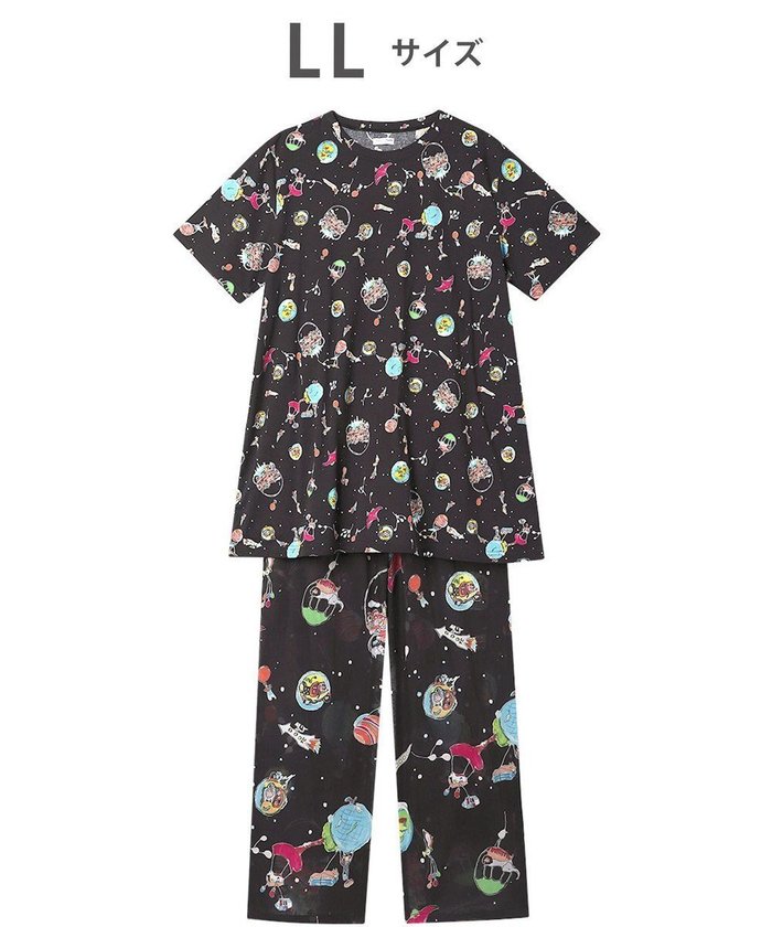 【ツモリチサト スリープ/tsumori chisato SLEEP】のツモリチサト パジャマ 5分袖 半袖 長ズボン 綿混(トップス) 綿100%(ボトムス) レディース UDT141 /ワコール インテリア・キッズ・メンズ・レディースファッション・服の通販 founy(ファニー) https://founy.com/ ファッション Fashion レディースファッション WOMEN チュニック Tunic パジャマ Pajamas ボトム Bottom ポケット Pocket 半袖 Short Sleeve |ID: prp329100004514173 ipo3291000000031893519
