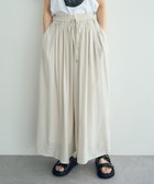 【イェッカ ヴェッカ/YECCA VECCA】のシルキータックワイドパンツ Light Beige|ID: prp329100004514180 ipo3291000000031893557