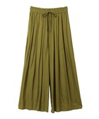 【イェッカ ヴェッカ/YECCA VECCA】のシルキータックワイドパンツ Lime Green|ID: prp329100004514180 ipo3291000000031893560