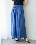 【イェッカ ヴェッカ/YECCA VECCA】のシルキータックワイドパンツ Blue|ID: prp329100004514180 ipo3291000000031893562