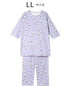 【ツモリチサト スリープ/tsumori chisato SLEEP】のツモリチサト パジャマ 7分袖 長袖 8分丈 綿100%(本体) 天竺素材 レディース UDT259 /ワコール パープル|ID: prp329100004514188 ipo3291000000031893596
