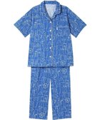 【ワコール 睡眠科学/wacoal suimin】のパジャマ 5分袖 半袖 8分丈 綿100%(本体) 天竺素材 レディース YDT152 睡眠科学/ワコール ブルー|ID: prp329100004514195 ipo3291000000031893634
