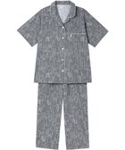 【ワコール 睡眠科学/wacoal suimin】のパジャマ 5分袖 半袖 8分丈 綿100%(本体) 天竺素材 レディース YDT152 睡眠科学/ワコール グレー|ID: prp329100004514195 ipo3291000000031893635