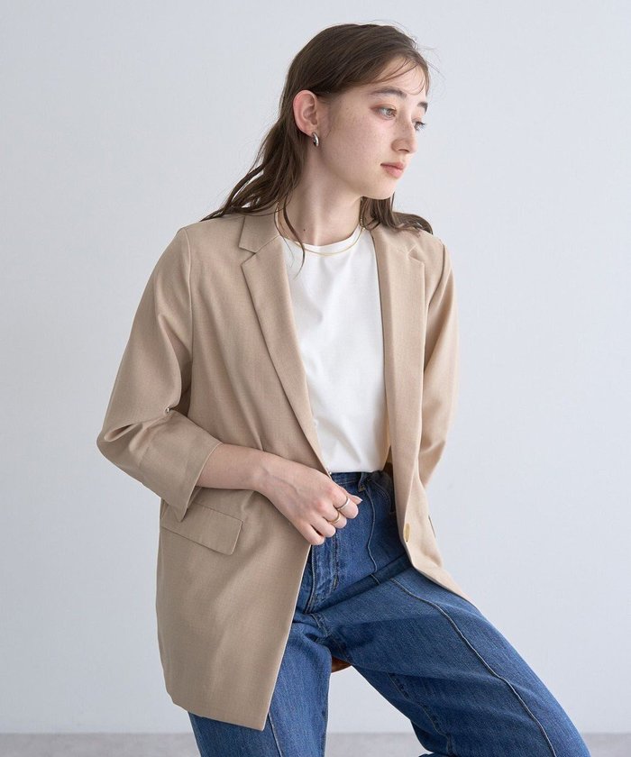 【イェッカ ヴェッカ/YECCA VECCA】のリネンライクジャケット インテリア・キッズ・メンズ・レディースファッション・服の通販 founy(ファニー) https://founy.com/ ファッション Fashion レディースファッション WOMEN アウター Coat Outerwear ジャケット Jackets テーラードジャケット Tailored Jackets おすすめ Recommend ジャケット Jacket ベスト Vest ボトム Bottom ポケット Pocket 夏 Summer 春 Spring S/S・春夏 Ss・Spring/Summer |ID: prp329100004514208 ipo3291000000031893690