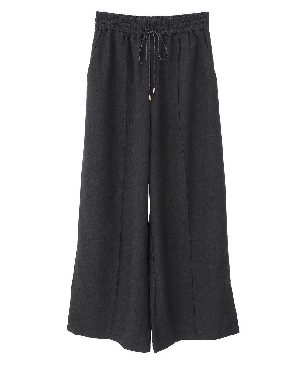【イェッカ ヴェッカ/YECCA VECCA】のサラサライージーワイドパンツ インテリア・キッズ・メンズ・レディースファッション・服の通販 founy(ファニー) 　ファッション　Fashion　レディースファッション　WOMEN　パンツ　Pants　おすすめ　Recommend　センター　Center　ポケット　Pocket　ワイド　Wide　夏　Summer　春　Spring　S/S・春夏　Ss・Spring/Summer　Charcoal Gray|ID: prp329100004514228 ipo3291000000031893789