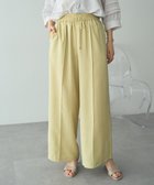 【イェッカ ヴェッカ/YECCA VECCA】のサラサライージーワイドパンツ Yellow|ID: prp329100004514228 ipo3291000000031893791