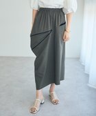 【イェッカ ヴェッカ/YECCA VECCA】のZIPデザインアシメスカート Gray|ID: prp329100004514258 ipo3291000000031893941