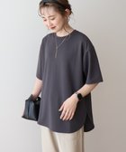 【アメリカンホリック/AMERICAN HOLIC】のジョーゼットラウンドヘムトップス 人気、トレンドファッション・服の通販 founy(ファニー) ファッション Fashion レディースファッション WOMEN トップス・カットソー Tops/Tshirt シャツ/ブラウス Shirts/Blouses ロング / Tシャツ T-Shirts カットソー Cut and Sewn NEW・新作・新着・新入荷 New Arrivals なめらか Smooth カットソー Cut And Sew ジョーゼット Georgette トレンド Trend ベーシック Basic ポケット Pocket 夏 Summer 春 Spring S/S・春夏 Ss・Spring/Summer thumbnail Charcoal Gray|ID: prp329100004514283 ipo3291000000031894056