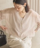 【アメリカンホリック/AMERICAN HOLIC】のウォッシャブルショート丈シアーカーディガン 人気、トレンドファッション・服の通販 founy(ファニー) ファッション Fashion レディースファッション WOMEN トップス・カットソー Tops/Tshirt カーディガン Cardigans NEW・新作・新着・新入荷 New Arrivals カーディガン Cardigan ショート Short トレンド Trend ポケット Pocket 夏 Summer 春 Spring S/S・春夏 Ss・Spring/Summer 楽ちん Easy thumbnail Light Beige|ID: prp329100004514287 ipo3291000000031894084