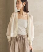 【アメリカンホリック/AMERICAN HOLIC】のウォッシャブルショート丈シアーカーディガン 人気、トレンドファッション・服の通販 founy(ファニー) ファッション Fashion レディースファッション Fashion for Women トップス・カットソー Cut & Sew Tops カーディガン・羽織り Layered Style Cardigans カーディガン Cardigan, Knitwear ショート Short, Short Length トレンド Trend, Trending Now ポケット Pocket, Pocket Detail 夏 Summer 春 Spring S/S・春夏 SS, Spring/Summer, Warm Season 楽ちん Easy Fit, Comfortable thumbnail Ivory|ID: prp329100004514287 ipo3291000000033643214
