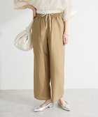 【グリーンパークス/Green Parks】の接触冷感ウエストレイヤードツイルパンツ Beige|ID: prp329100004514297 ipo3291000000032313175
