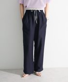 【グリーンパークス/Green Parks】の接触冷感ウエストレイヤードツイルパンツ Dark Navy|ID: prp329100004514297 ipo3291000000032313177