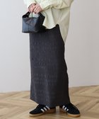 【アメリカンホリック/AMERICAN HOLIC】のシャーリングタイトスカート Charcoal Gray|ID: prp329100004514330 ipo3291000000031894339